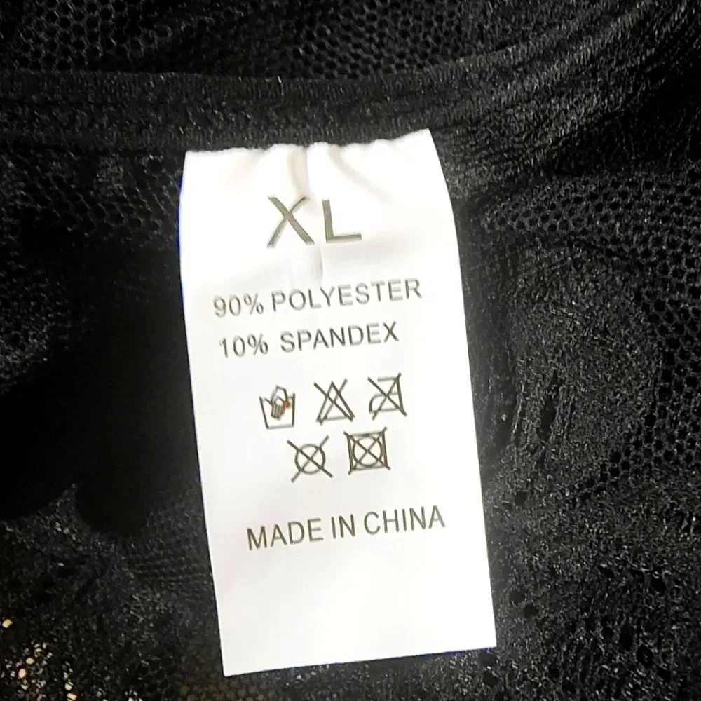 Black Sexy Lace Corset Ribbon Lingerie Set #R - Picture 5 of 6